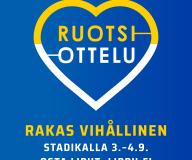 Suomi Ruotsi -ottelu stadikalla 3. - 4.9.