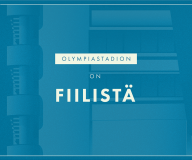 Olympiastadion on fiilistä teksti