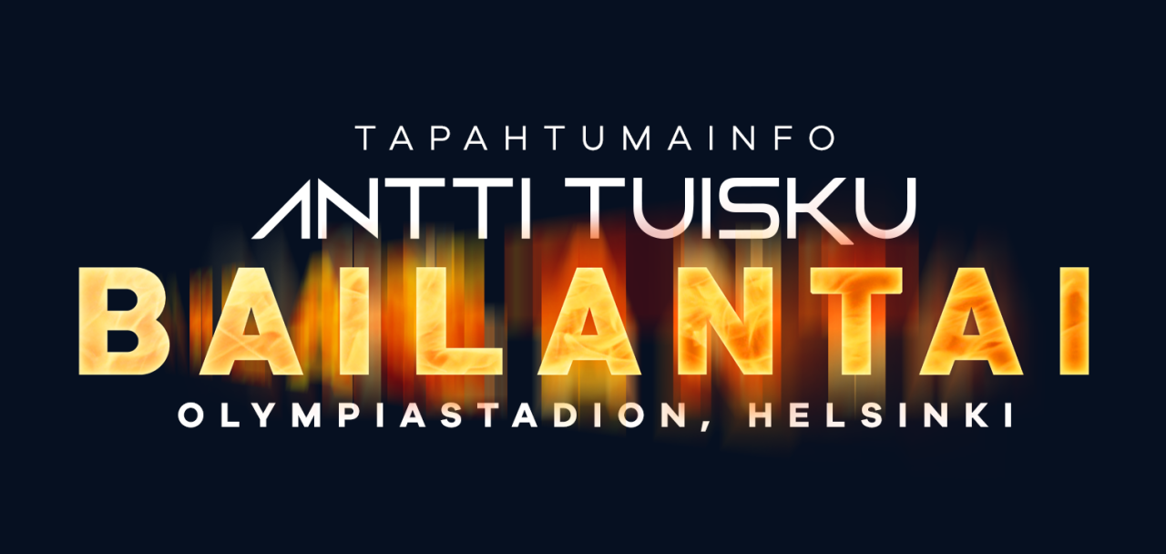 Antti Tuisku tapahtumainfo