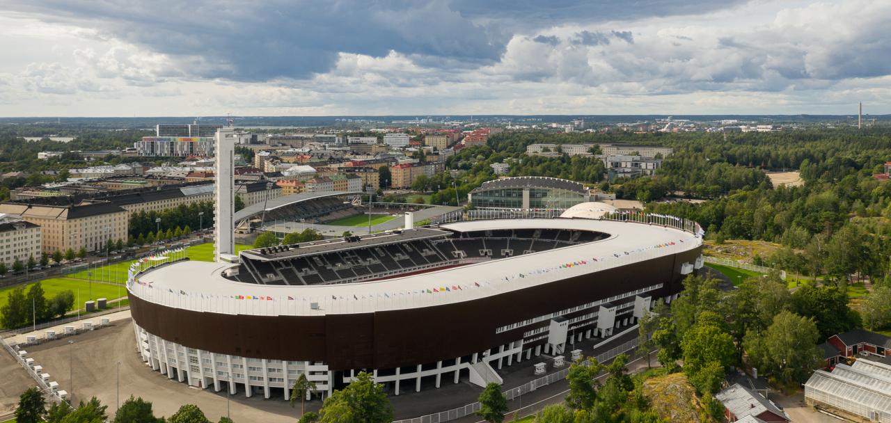 Ilmakuva Olympiastadion