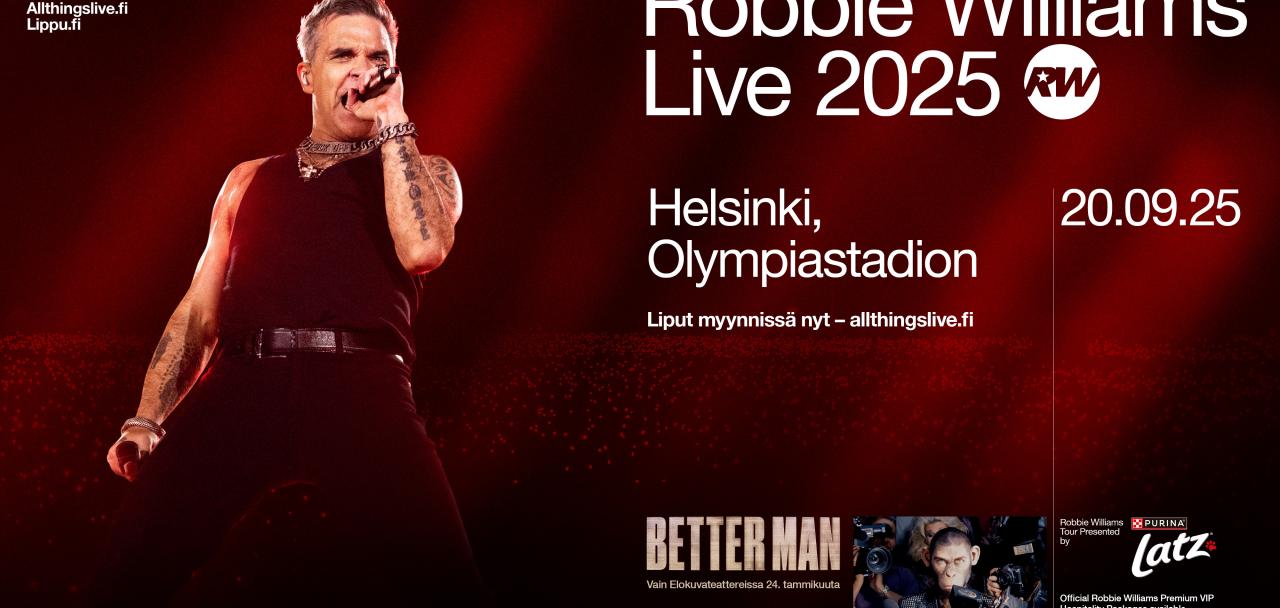Robbie Williams, liput myynnissä