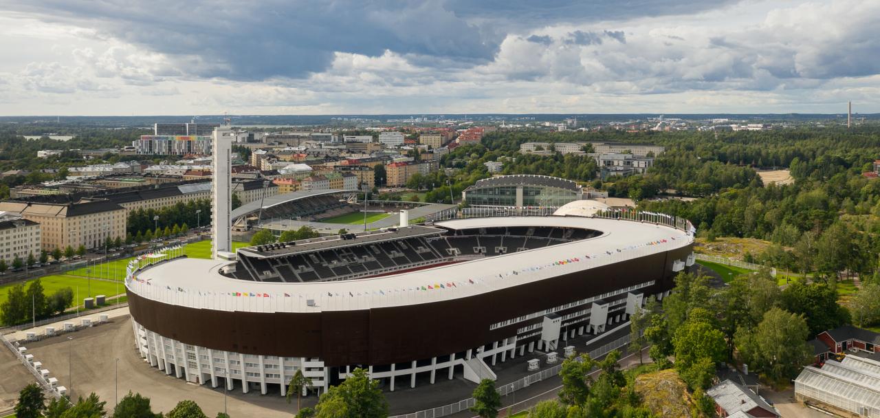 Ilmakuva Olympiastadion