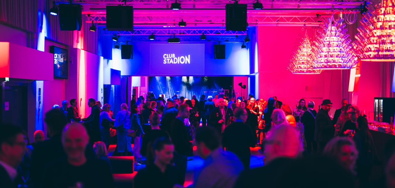 Club Stadion, kuva tilaisuudesta clubilla