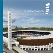 Olympiastadionin virtuaaliesitteen kuvake, jota klikkaamalla sivu ohjautuu stadionin esitteeseen.