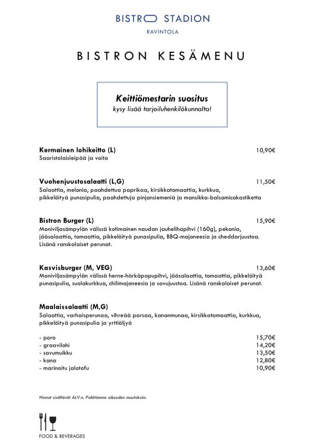 Kesämenu